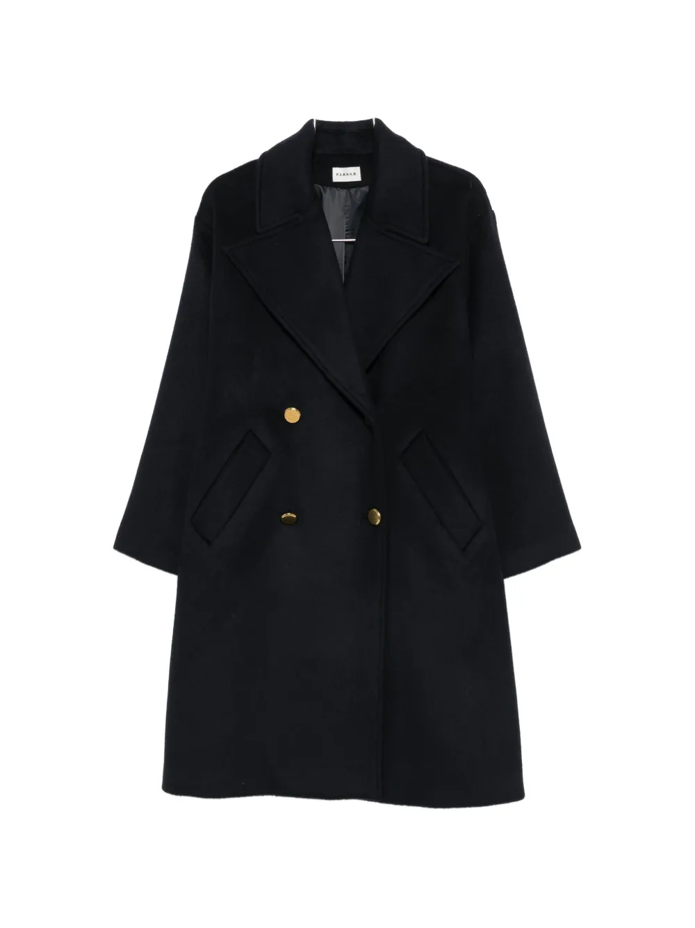 P.A.R.O.S.H. double-breasted button-up coat - Blau