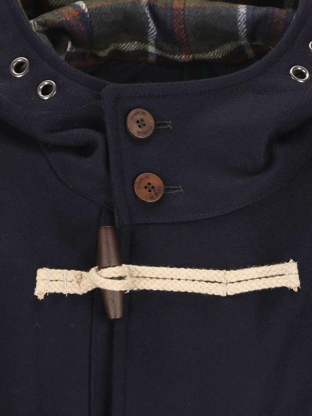 Camplin Jas met capuchon Blauw