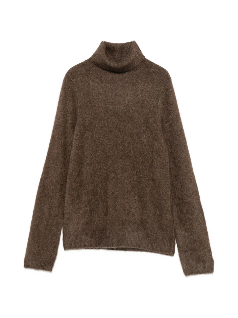 P.a.r.o.s.h Roll-neck Knitted Sweater In Brown