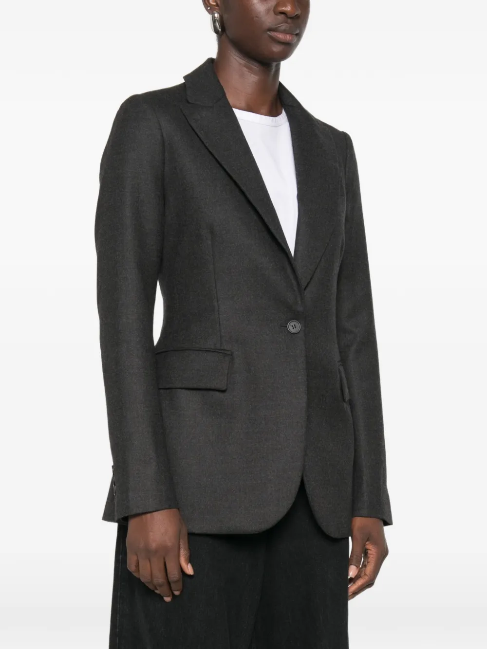 P.A.R.O.S.H. Ludy blazer met enkele rij knopen en gekerfde revers Grijs