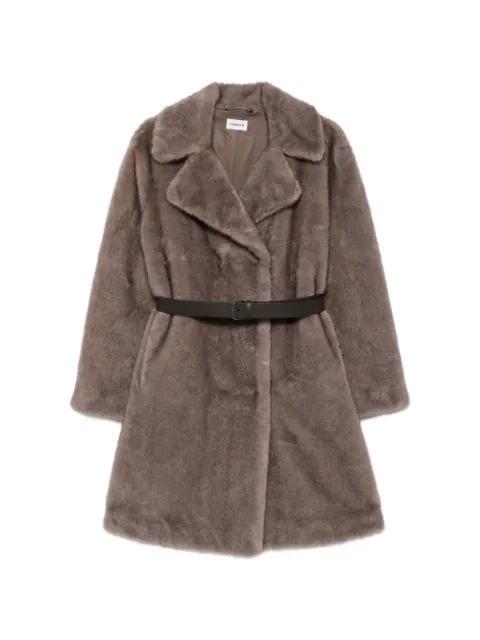 P.A.R.O.S.H. belted faux-fur coat