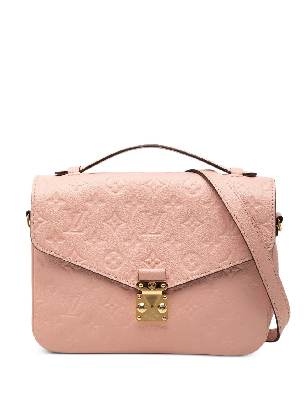 Louis Vuitton Pre-Owned 2018 Monogram Empreinte Pochette Metis satchel - Pink