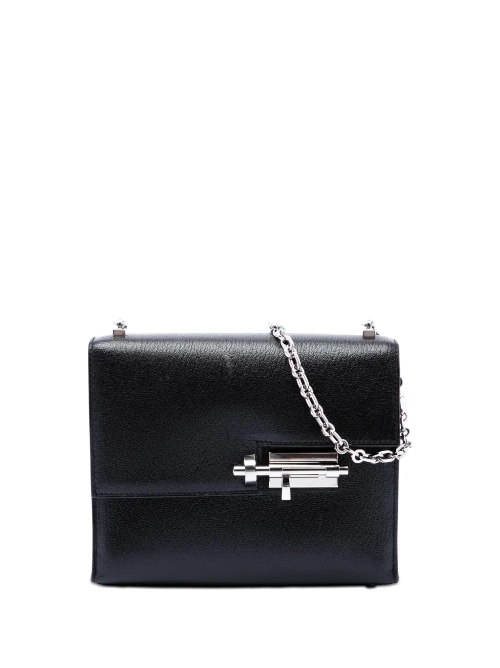 Hermès Pre-Owned 2018 Mini Chevre Mysore Verrou Chaine crossbody bag - Schwarz
