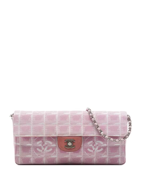 CHANEL Pre-Owned 2000-2002 New Travel Line Nylon East West Flap shoulder bag