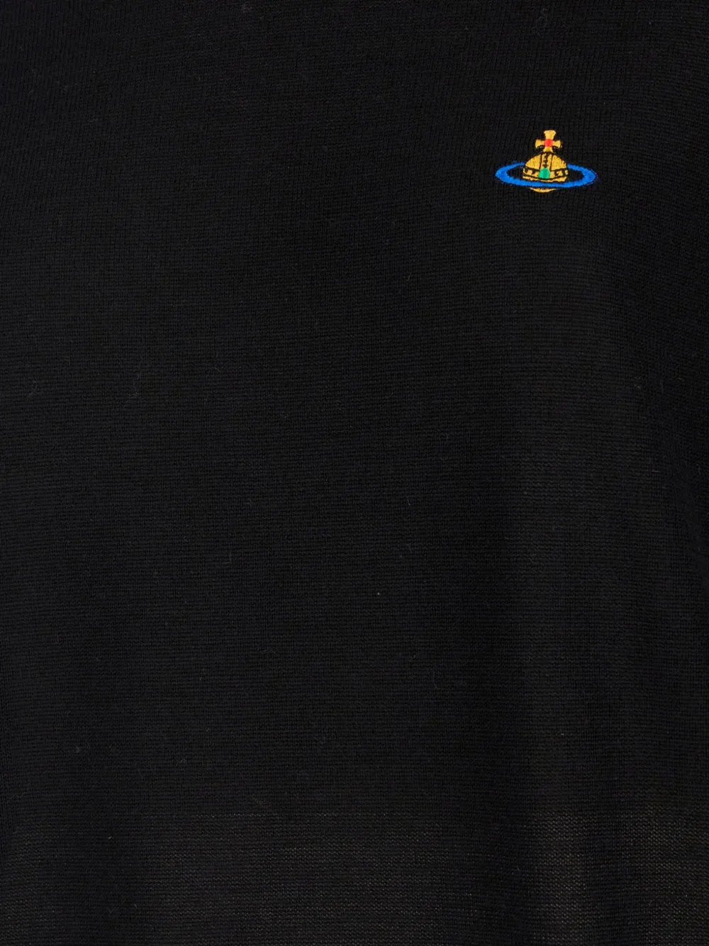 Vivienne Westwood Orb-embroidered sweater Zwart