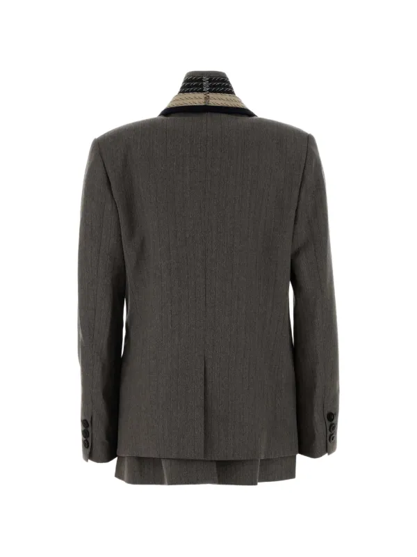 sacai PULL OVER SHIRTS ヘリンボーン チェック ナイロン sacai(サカイ) PULL OVER SHIRTS ヘリンボーン チェック ナイロン プル