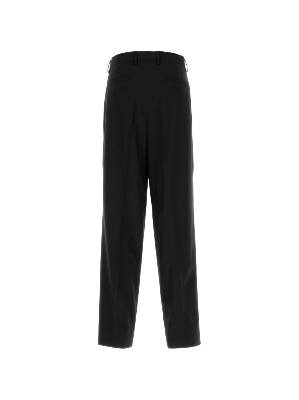 Dolce & Gabbana Wollen plooibroek Zwart