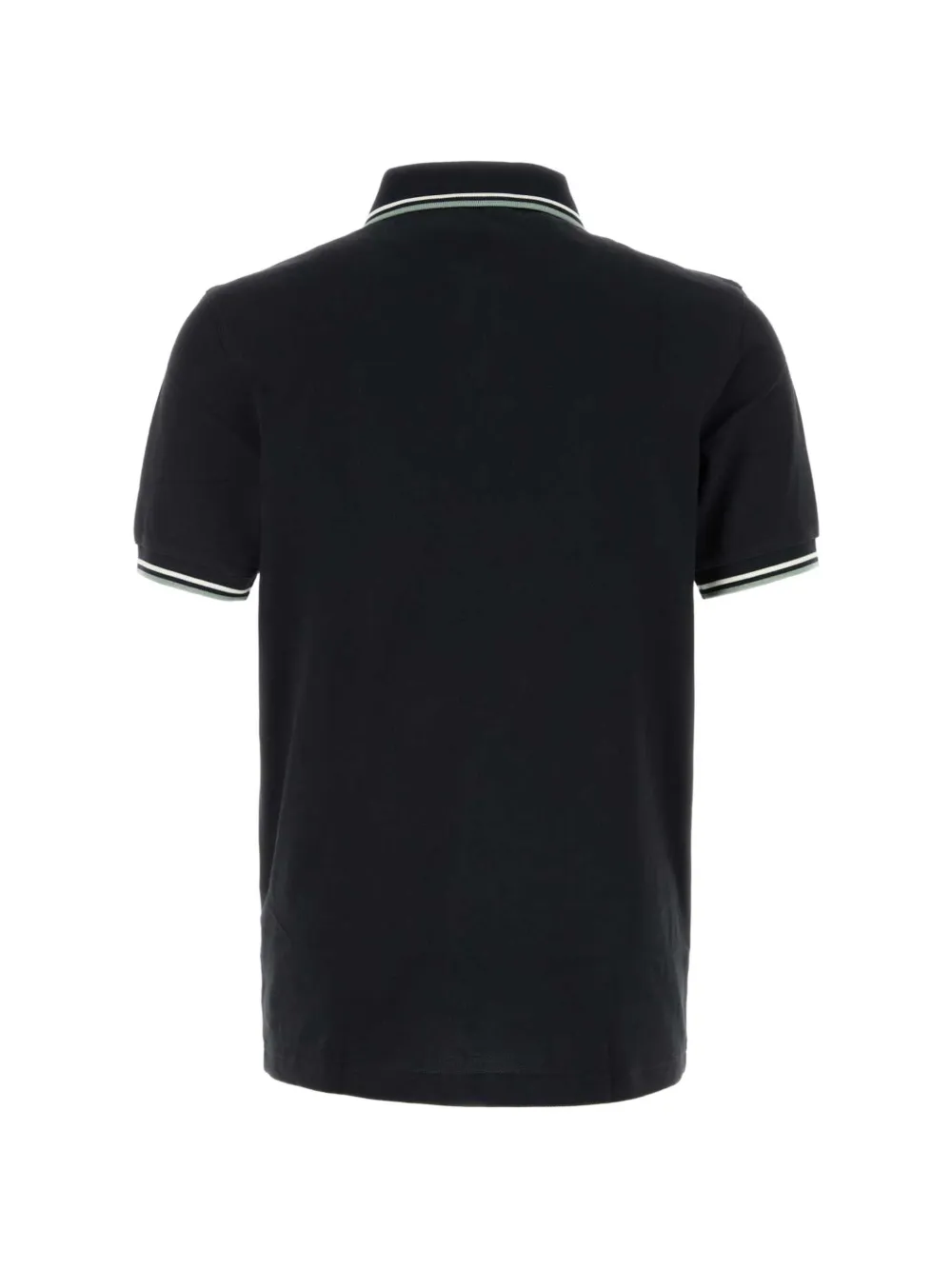 Fred Perry Poloshirt met dubbele kraag Zwart