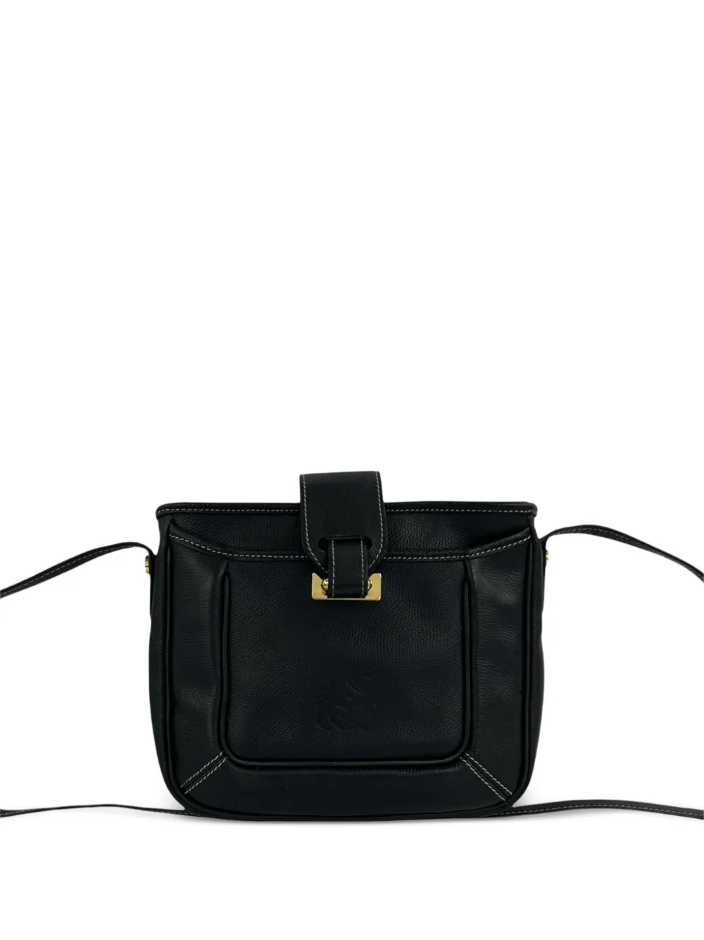 Loewe Pre-Owned Borsa a tracolla Anagram in pelle 2010-2026 - Nero