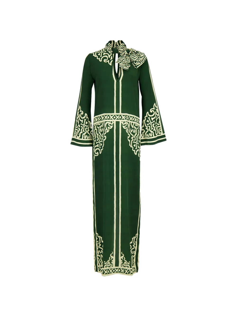 Johanna Ortiz The Windborne silk tunic dress - Verde