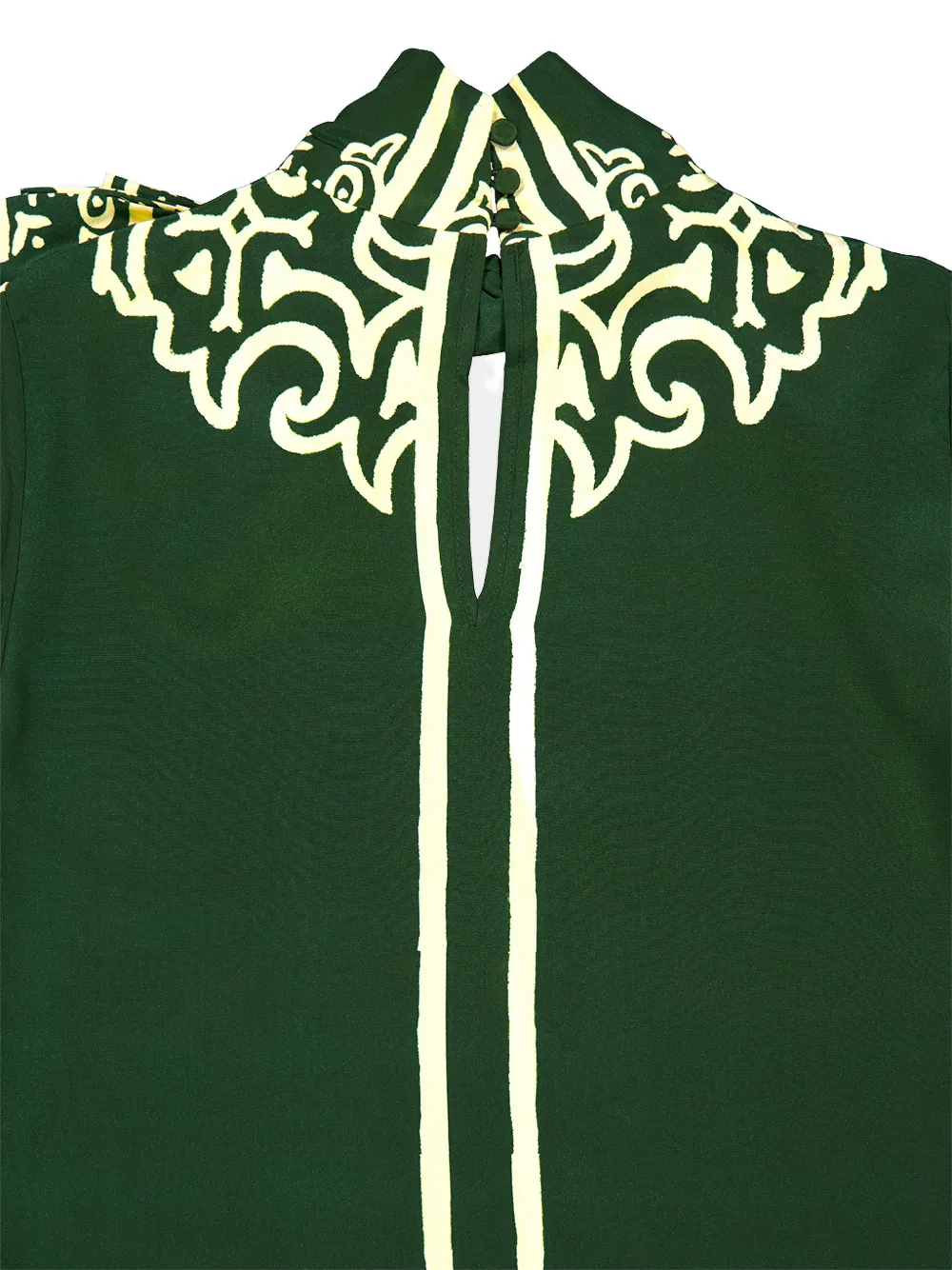Johanna Ortiz The Windborne zijden tuniekjurk Groen