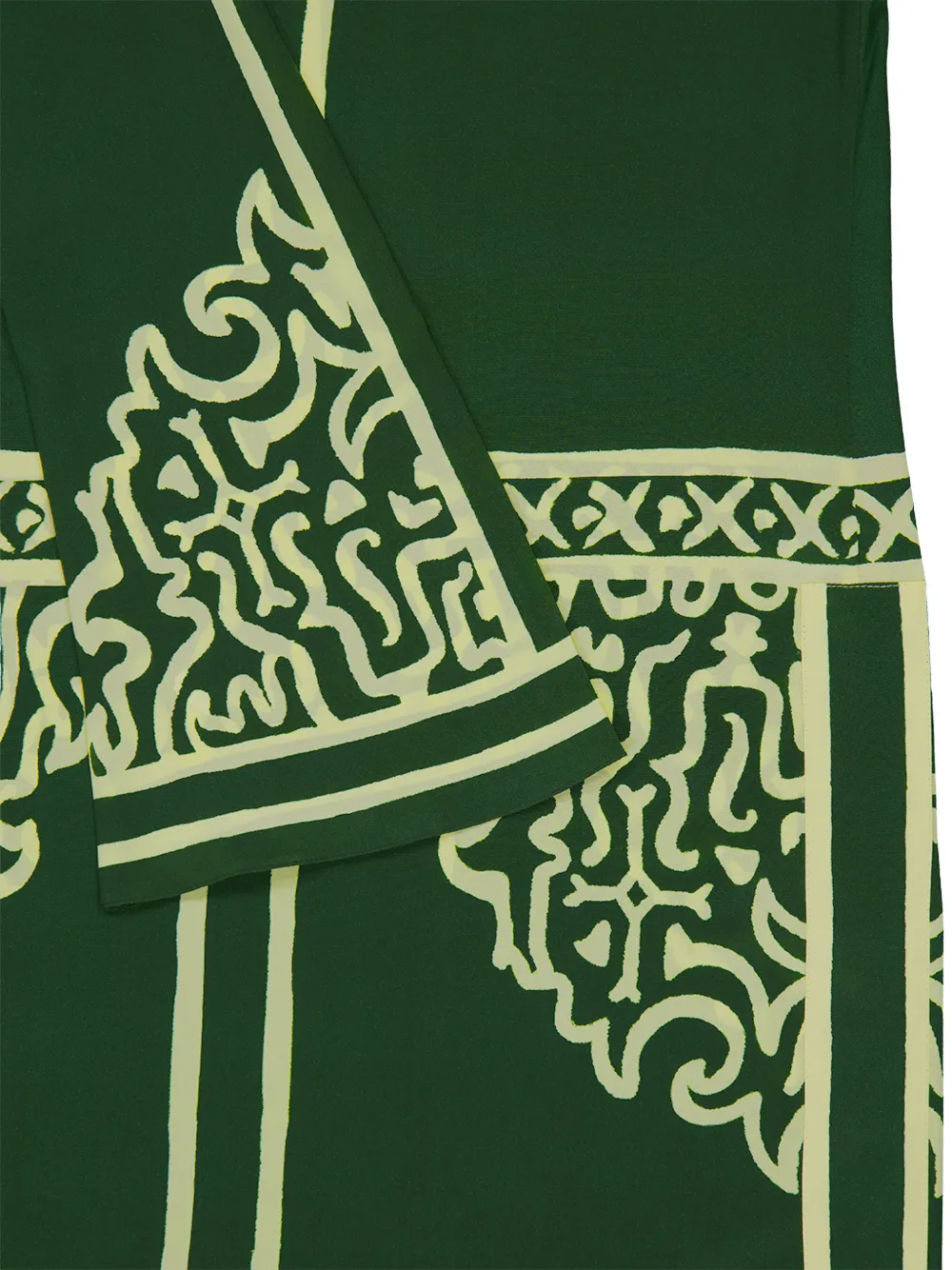 Johanna Ortiz The Windborne zijden tuniekjurk Groen