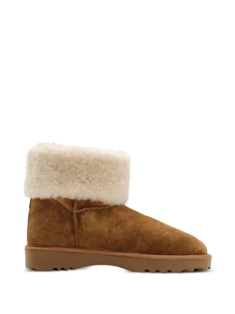 Burberry Bota xadrez de pelos