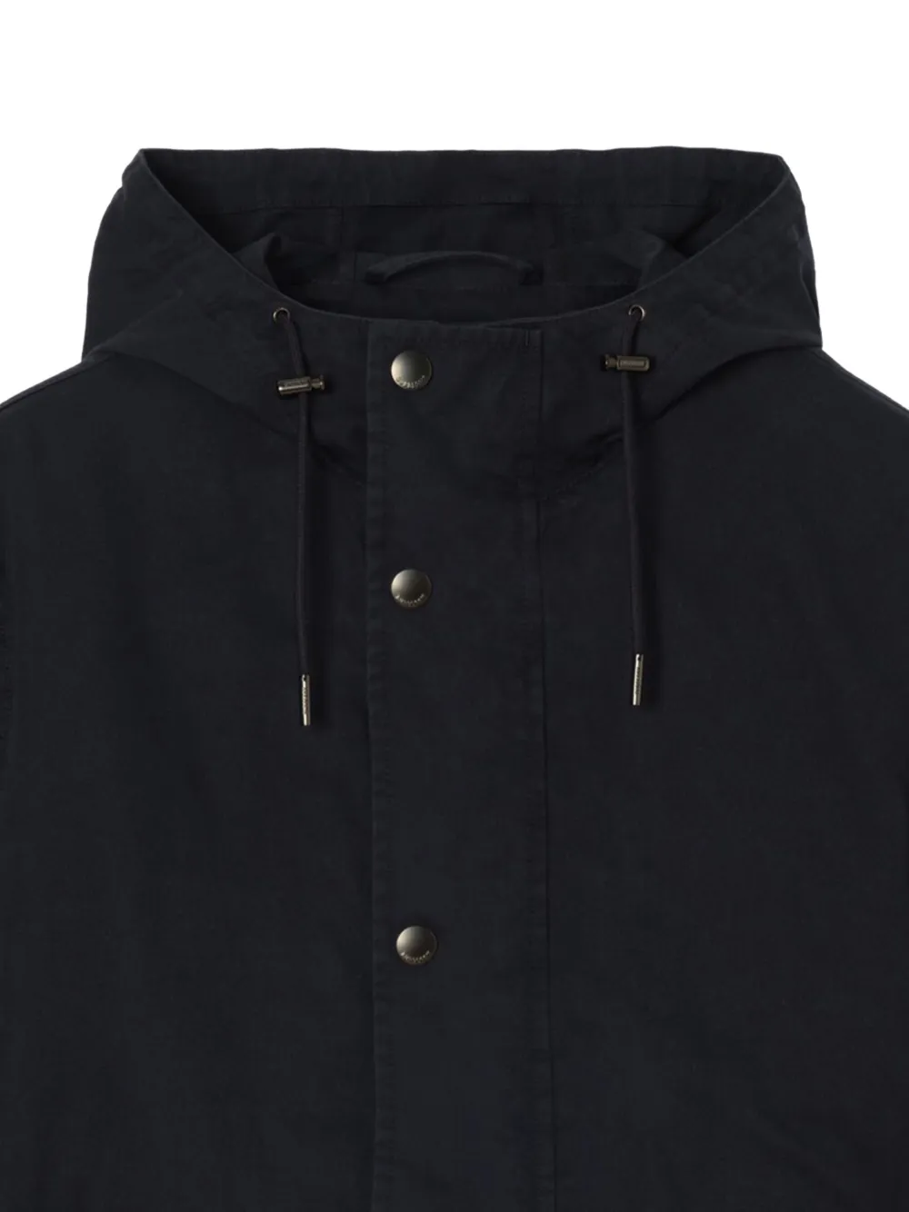 Burberry Euston gabardine jack met capuchon en warmer Blauw