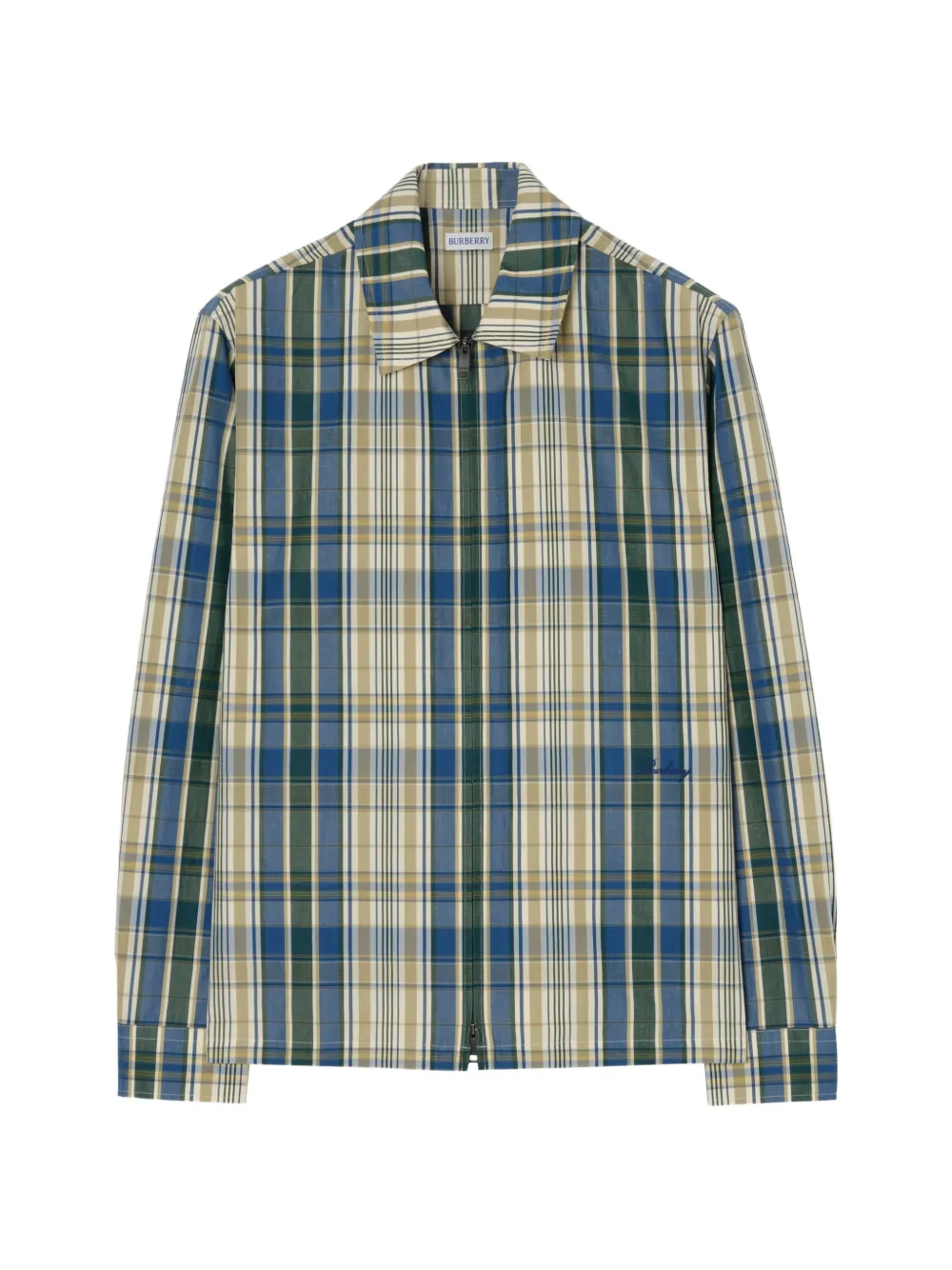 Burberry Check linnen katoenen shirtjack Beige