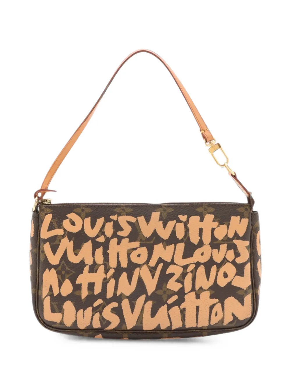 Louis Vuitton Pre-Owned Borsa a spalla Pochette Accessoires Monogram Graffiti Stephen Sprouse 2001 - Marrone
