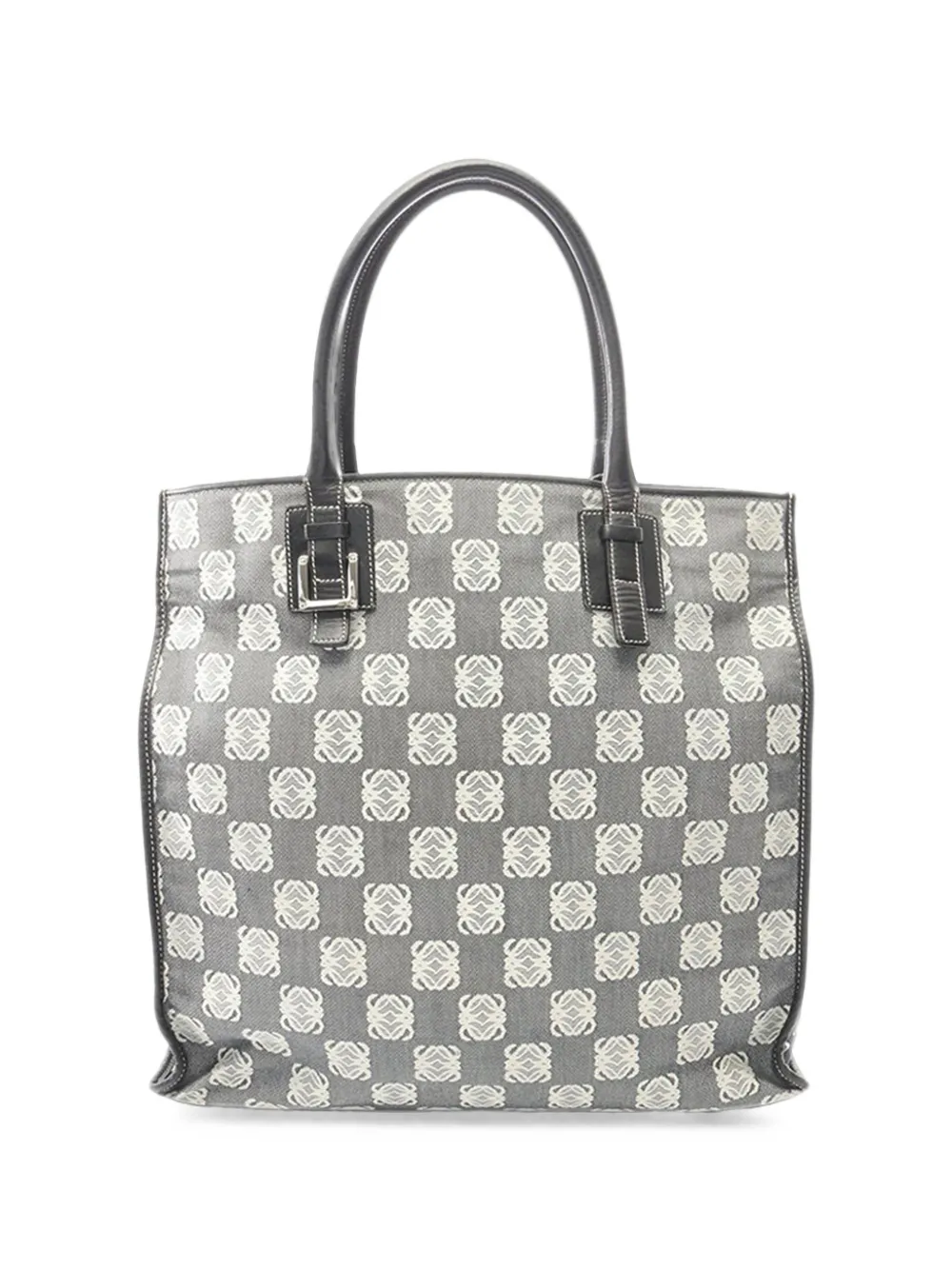 Loewe Pre-Owned 2010-2026 Anagram Canvas-Tote Bag - Grau