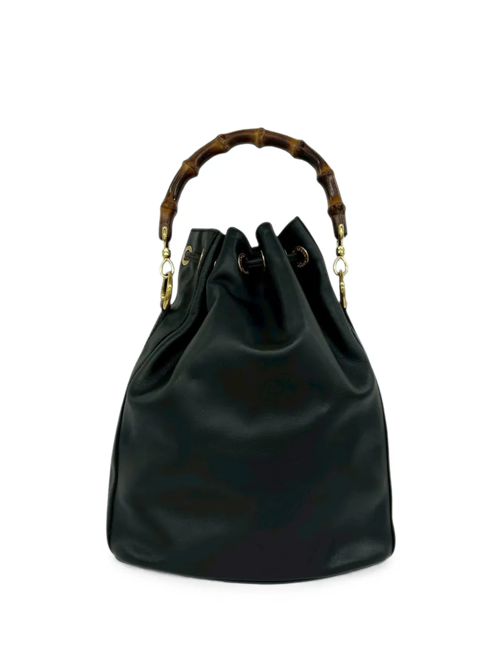 Gucci Pre-Owned 20th Century Nylon Bamboo bucket bag - Schwarz