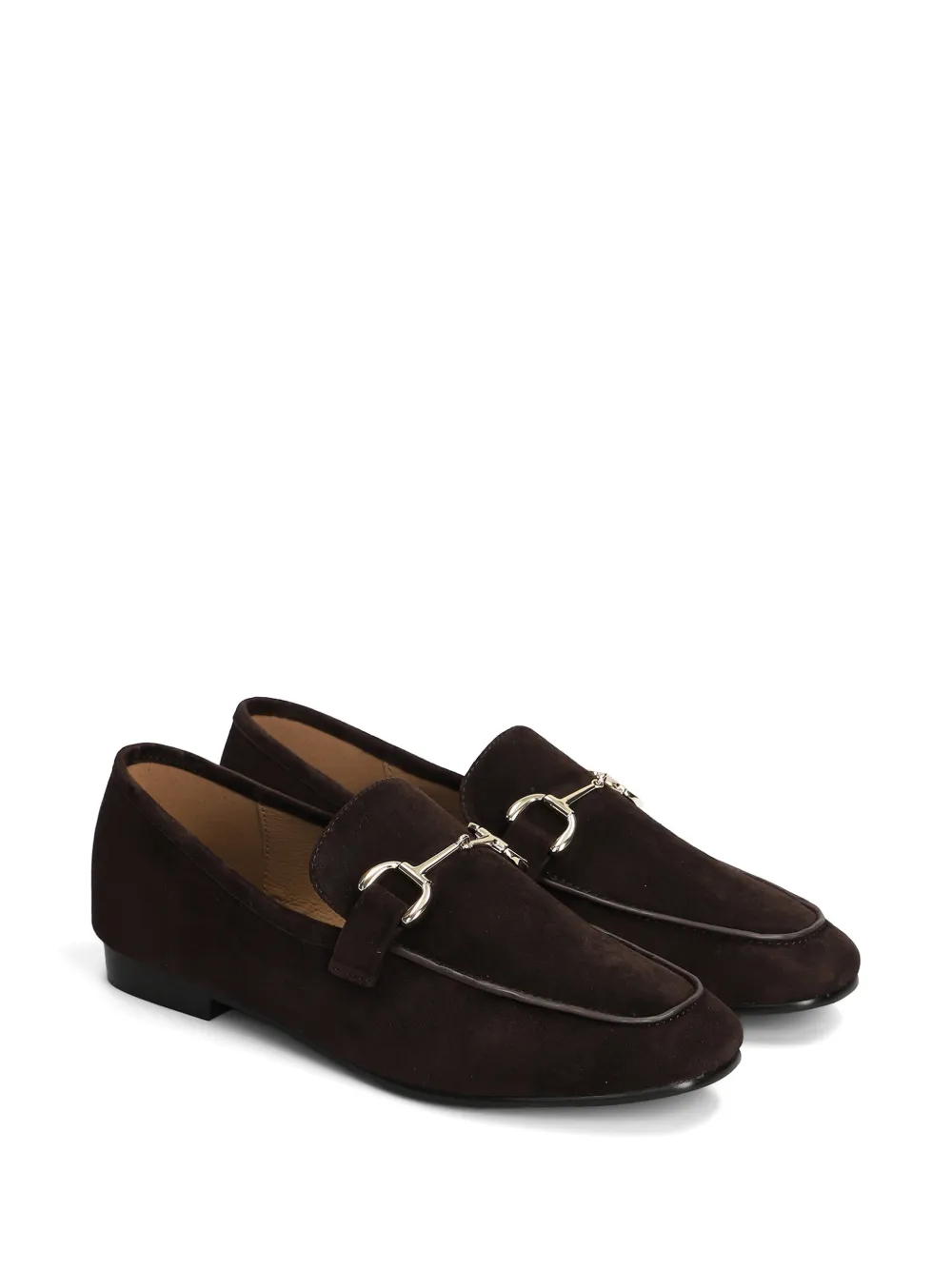 Bibi Lou horsebit-detail suede loafers Bruin