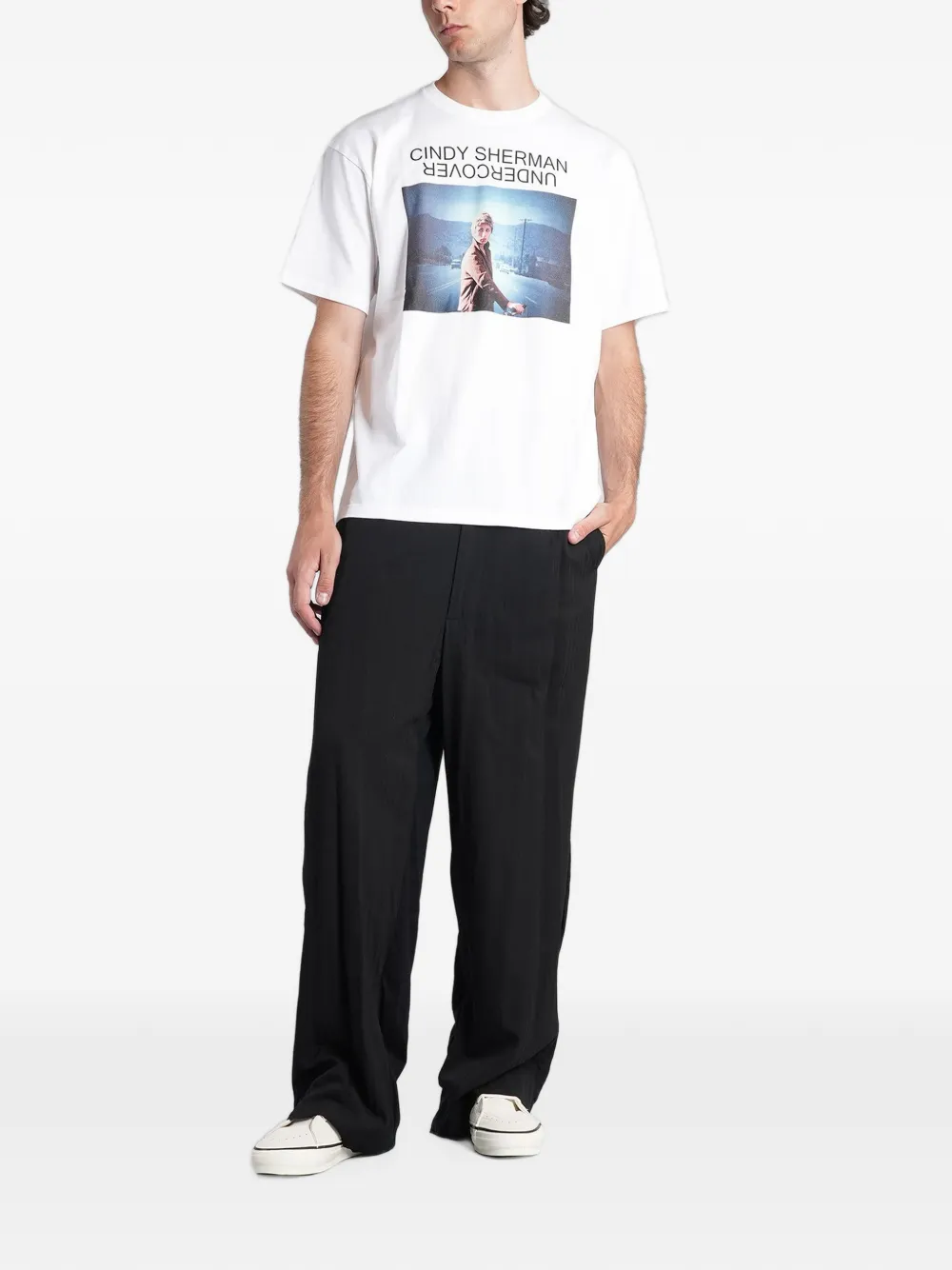 Undercover Cindy Sherman T-shirt met grafische print Wit
