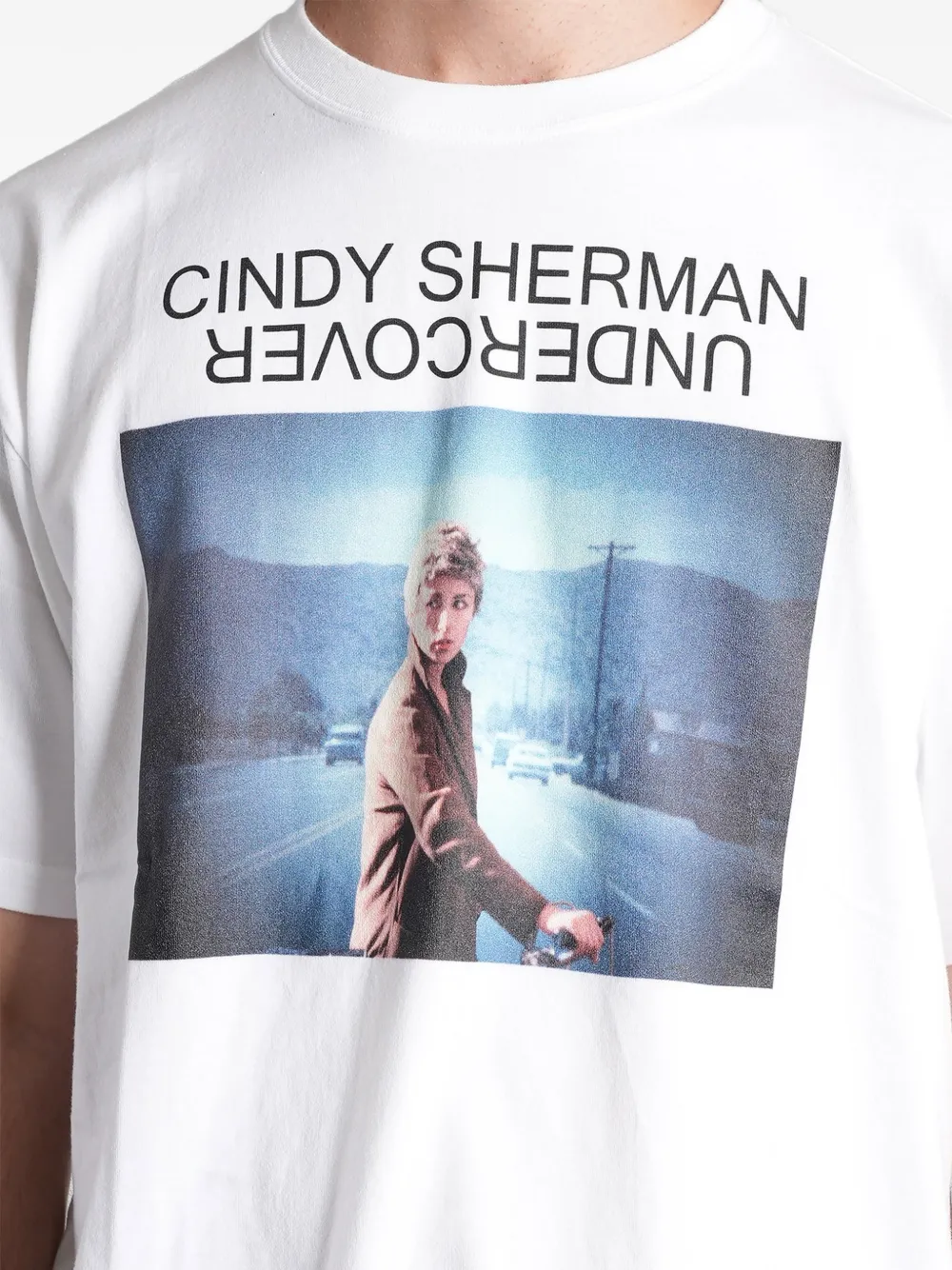 Undercover Cindy Sherman T-shirt met grafische print Wit