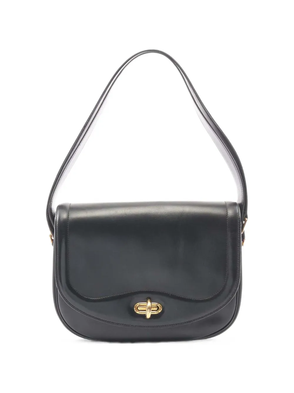 Hermès Pre-Owned 1973 Box Calf Moto handbag - Schwarz