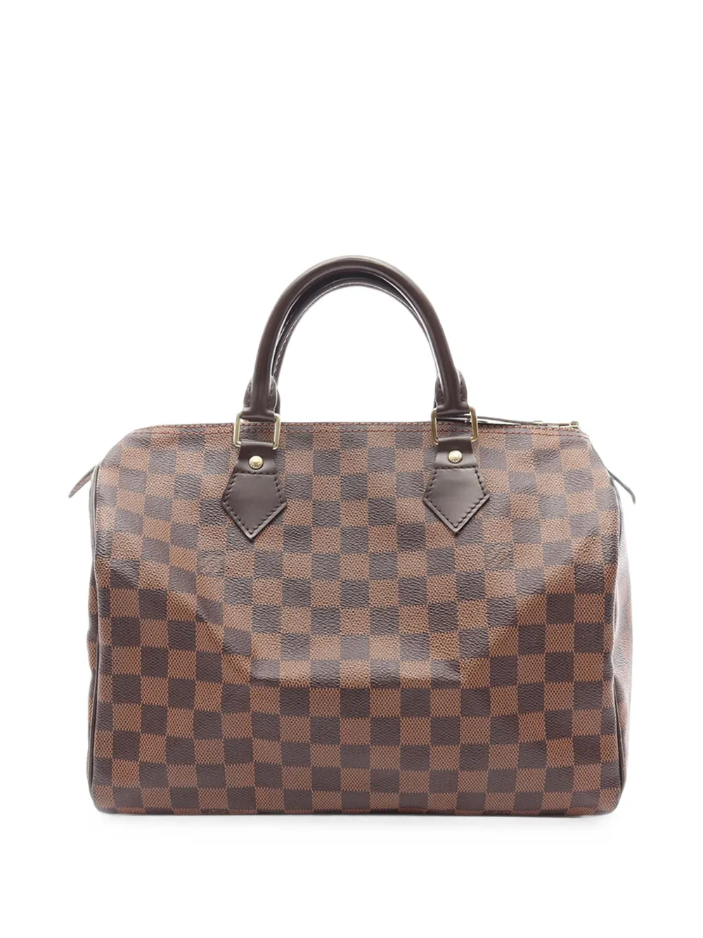 Louis Vuitton Pre-Owned 2013 Damier Ebene Speedy Boston-Tasche 30cm - Braun
