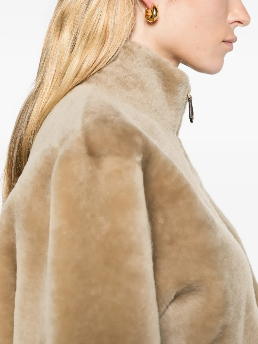 Loro Piana bomber shearling jacket Bruin
