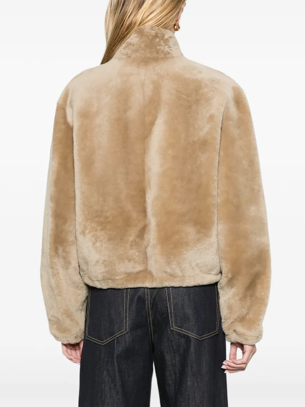Loro Piana bomber shearling jacket Bruin