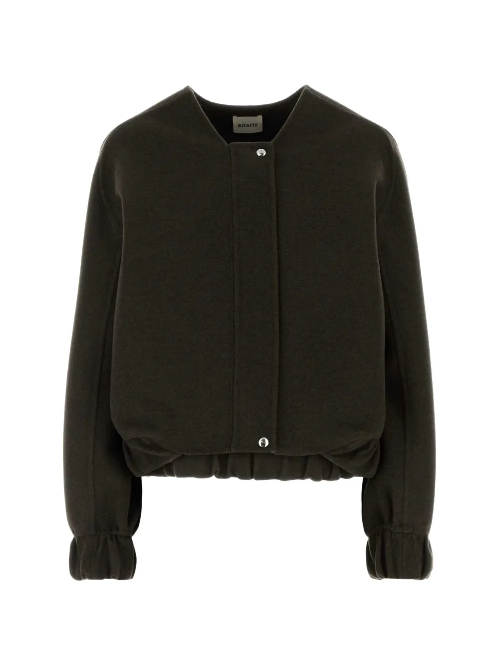 KHAITE Cordan elasticated-hem jacket · S