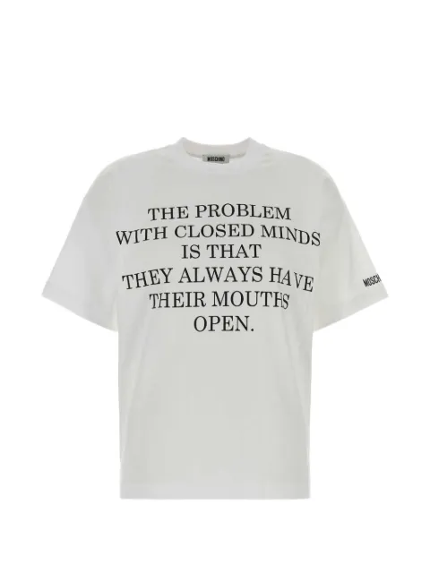 Moschino slogan-print T-shirt