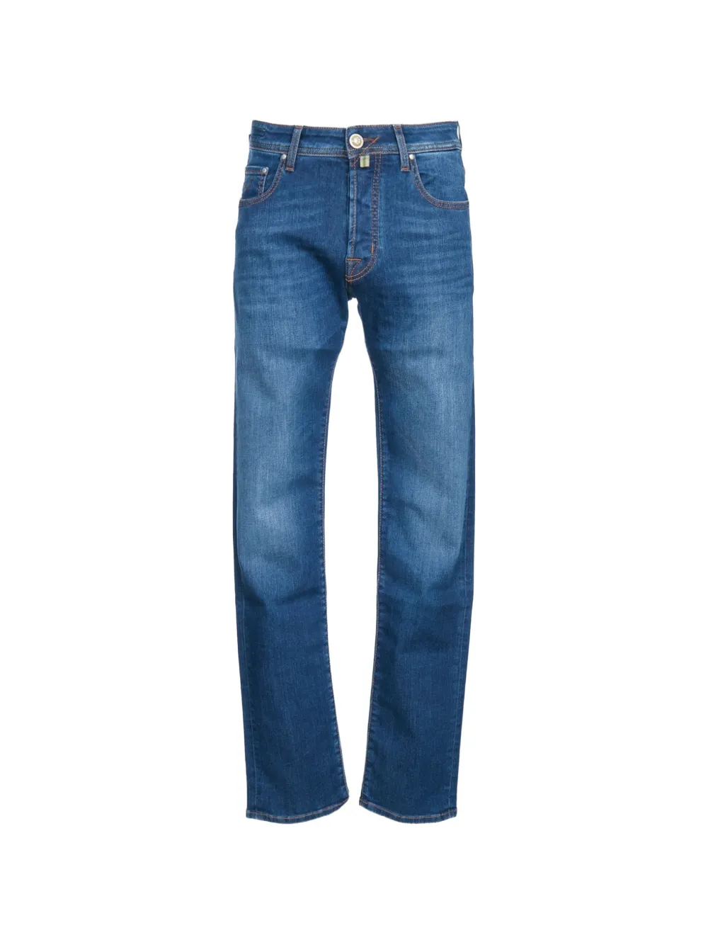 Jacob Cohën faded-effect straight-leg jeans - Blu