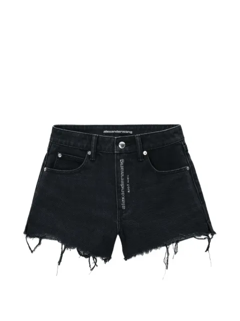 Alexander Wang short holgado Hotfix con logo en la bragueta