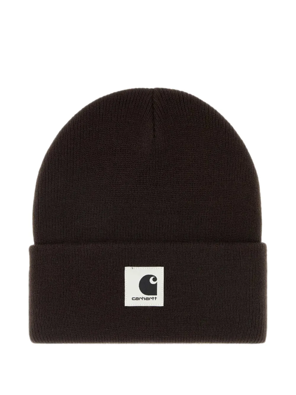 Carhartt WIP Ashley logo-patch beanie hat - Marrone