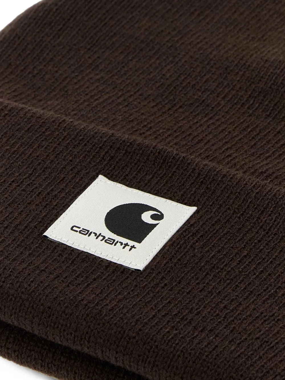 Carhartt WIP Ashley muts met logo-patch Bruin