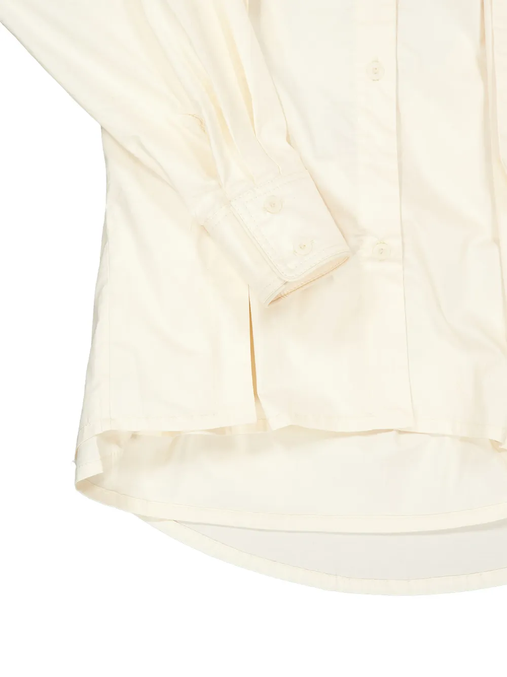 Johanna Ortiz Blouse met gelaagd effect en strikhals Beige