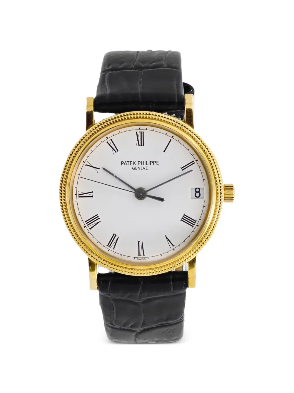 Patek Philippe Pre-Owned Calatrava Clous de Paris 33mm watch - Bianco