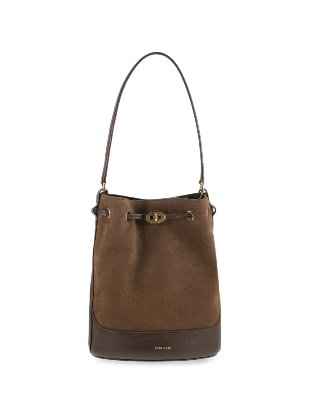Zanellato Mondà bucket bag - Braun