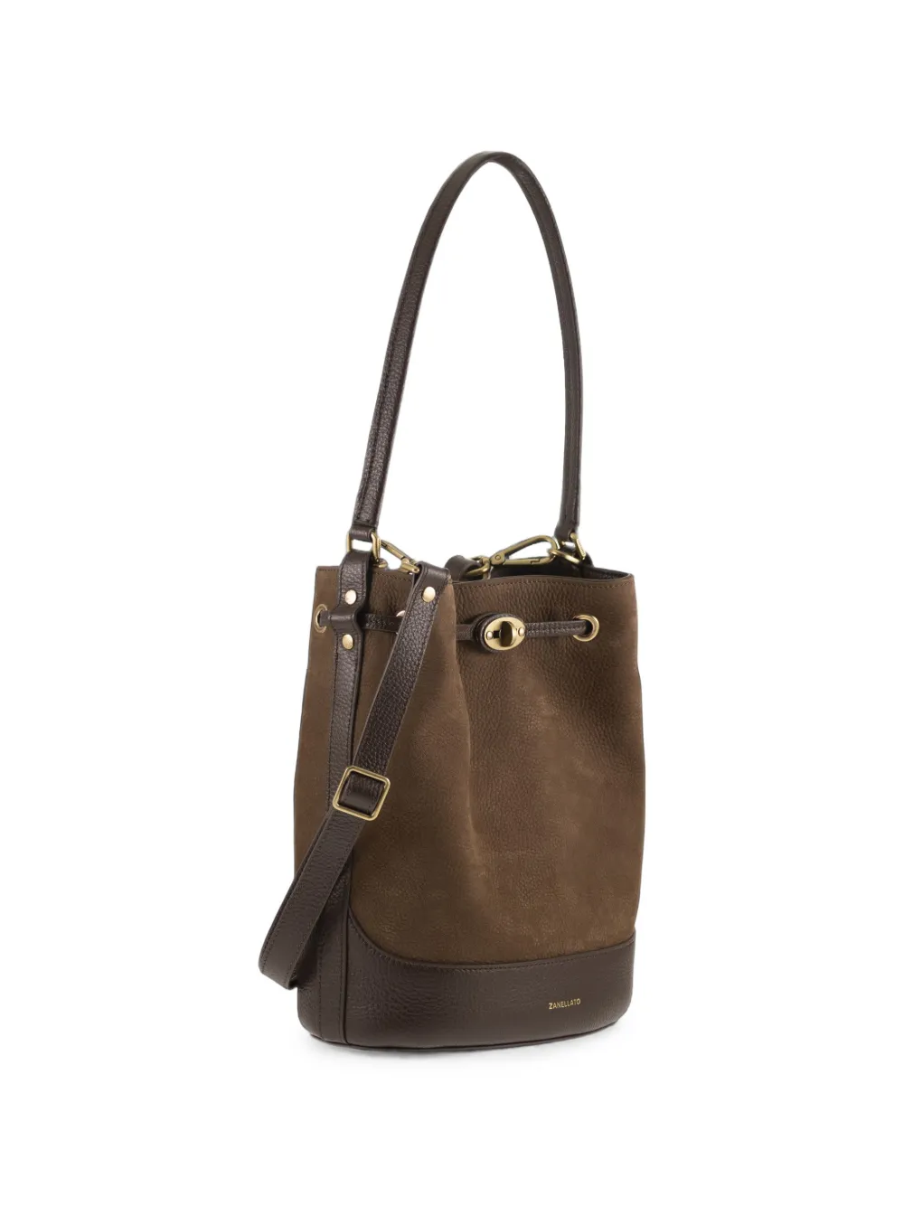 Zanellato Mondà bucket-tas Bruin