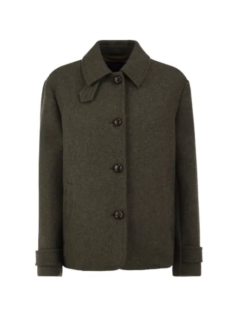 Weekend Max Mara flared virgin wool-blend jacket