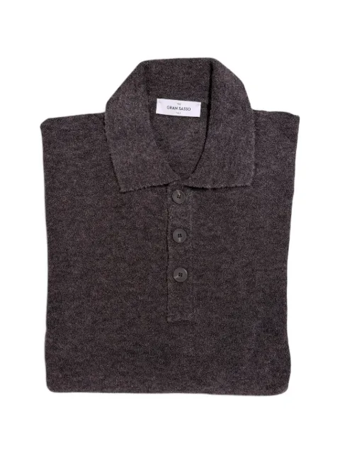 Gran Sasso button-up collar polo-shirt
