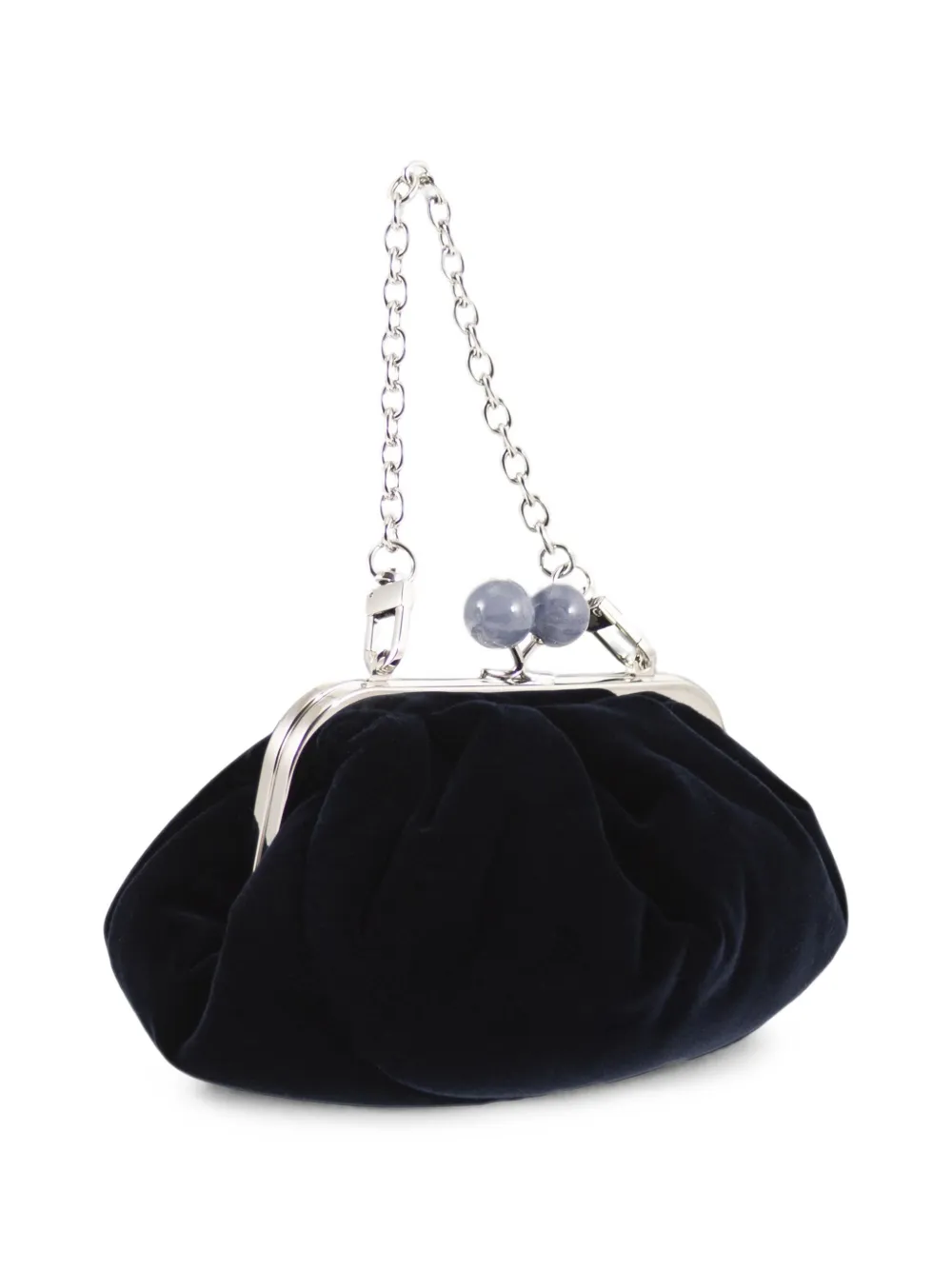 Weekend Max Mara Clutch in velluto - Blu