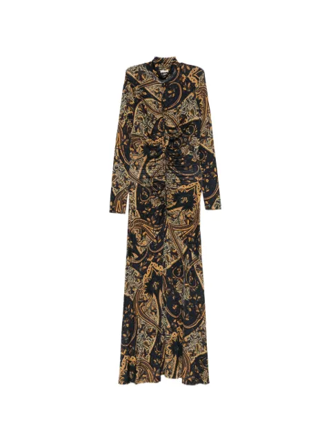 Ulla Johnson Ida paisley-print ruched maxi dress