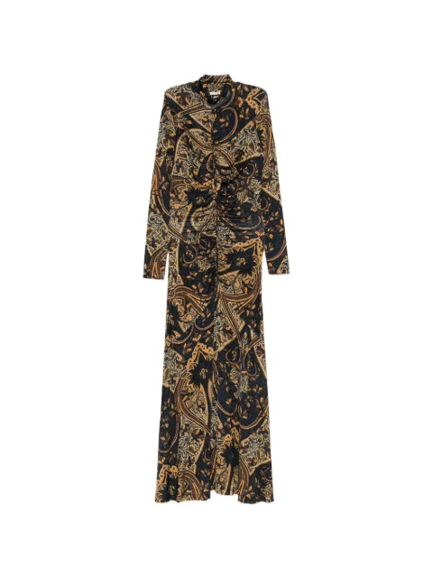 Ulla Johnson Ida paisley-print ruched maxi dress