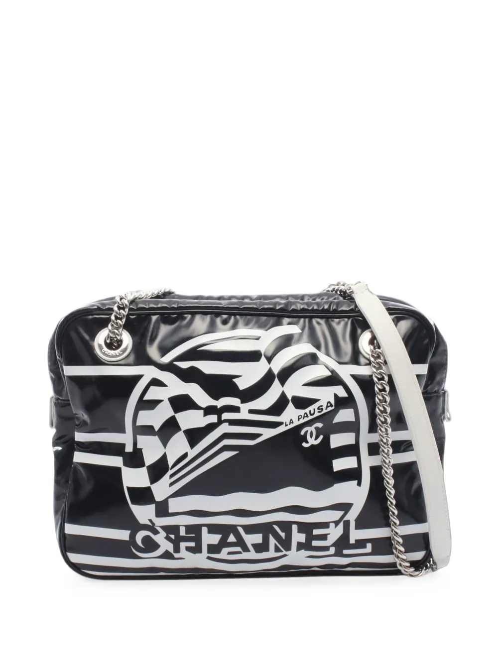 CHANEL Pre-Owned 2018-2019 La Pausa shoulder bag - Schwarz
