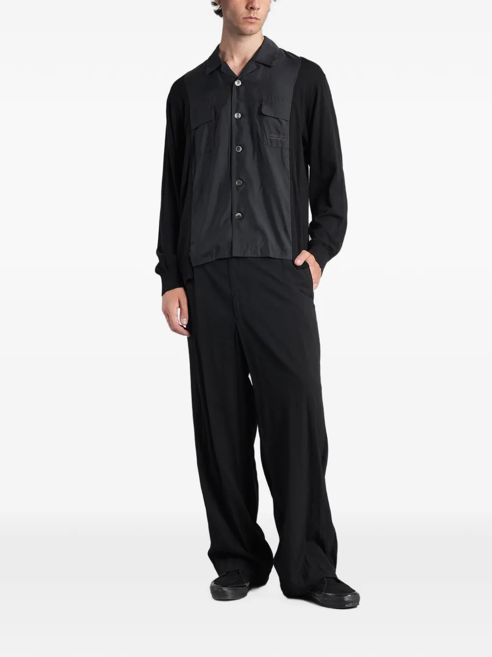 Undercover Broek met wijde pijpen Zwart