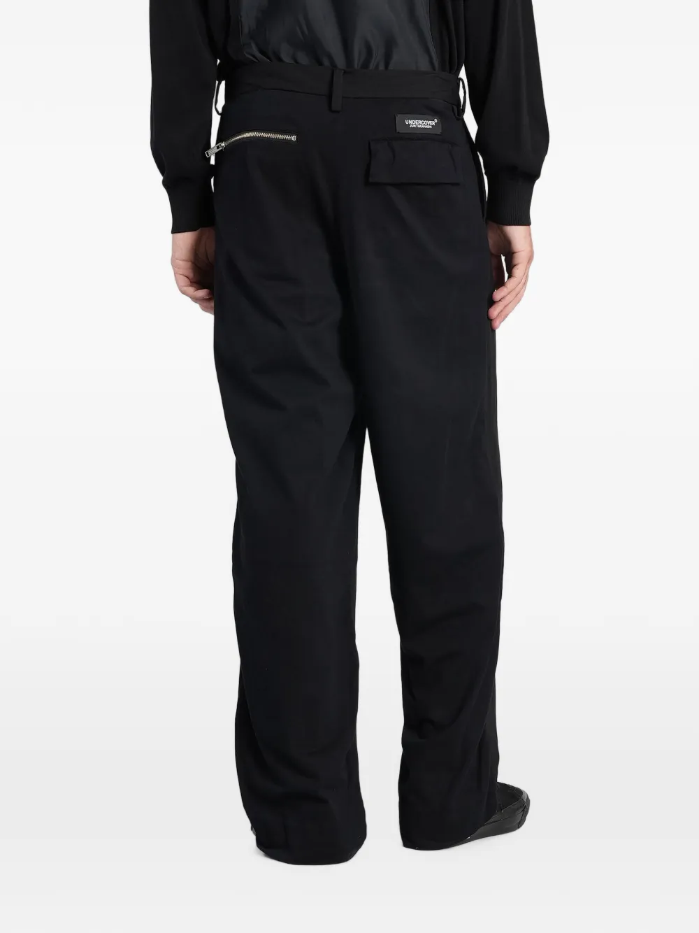 Undercover Broek met wijde pijpen Zwart