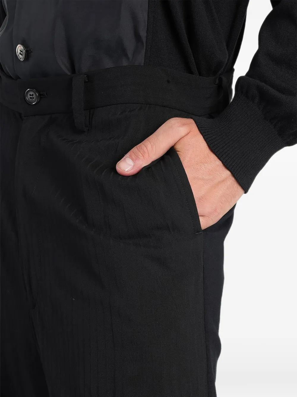 Undercover Broek met wijde pijpen Zwart