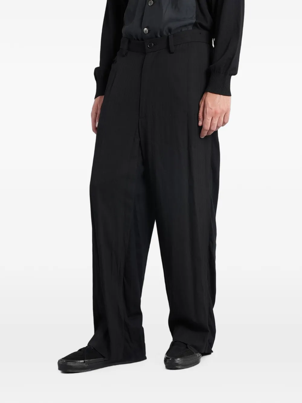 Undercover Broek met wijde pijpen Zwart