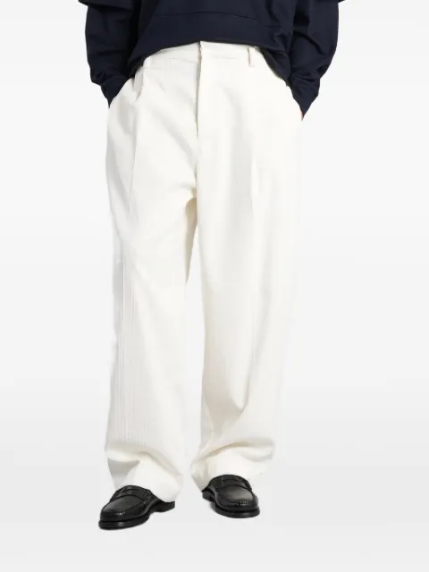 DARKPARK pantalones Davide de pana con pinzas